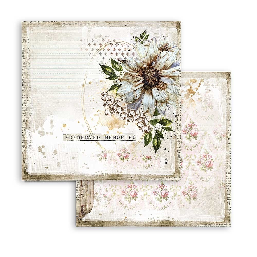 Stamperia Romantic Journal 8x8 Inch Paper Pack (SBBS34) Stamperia Romantic Journal 8x8 Inch Paper Pack (SBBS34)