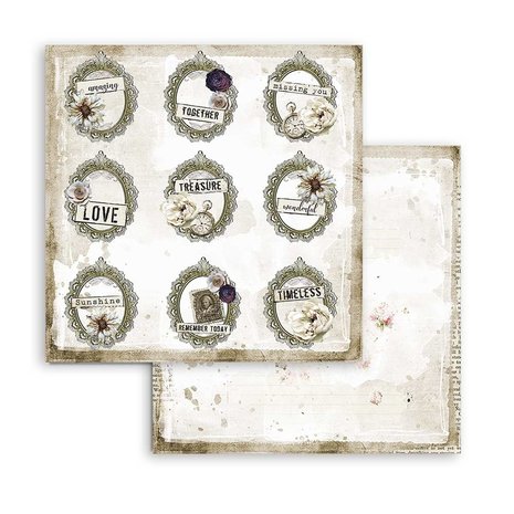 Stamperia Romantic Journal 8x8 Inch Paper Pack (SBBS34) Stamperia Romantic Journal 8x8 Inch Paper Pack (SBBS34)