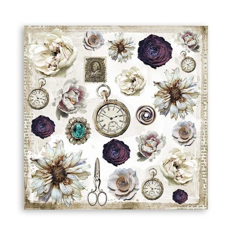 Stamperia Romantic Journal 8x8 Inch Paper Pack (SBBS34) Stamperia Romantic Journal 8x8 Inch Paper Pack (SBBS34)