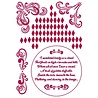 Stamperia Masking Stencil A4 Romantic Journal Corners (KSG464) Stamperia Masking Stencil A4 Romantic Journal Corners (KSG464)