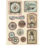 Stamperia Voyages Fantastique Wooden Shapes A5 Tag (KLSP097)