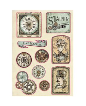 Stamperia Voyages Fantastique Wooden Shapes A5 Tag (KLSP097)