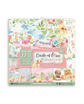 Stamperia Circle of Love 12x12 Inch Maxi Paper Pack (SBBXLB10) Stamperia Circle of Love 12x12 Inch Maxi Paper Pack (SBBXLB10)