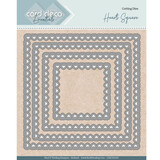 Card Deco Snijmal Nesting Bullet Hearts Square (CDECD0100)