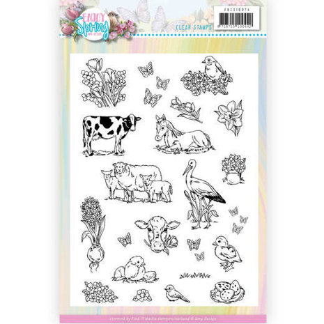 Amy Design Enjoy Spring Clear Stamp Set (ADCS10074) Amy Design Enjoy Spring Clear Stamp Set (ADCS10074)