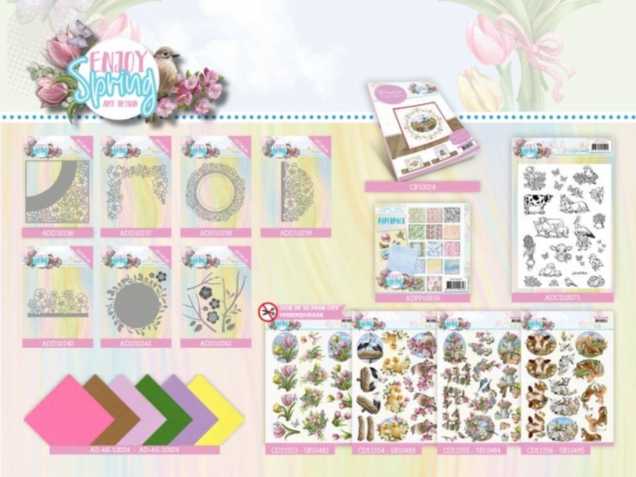 Amy Design Enjoy Spring Clear Stamp Set (ADCS10074) Amy Design Enjoy Spring Clear Stamp Set (ADCS10074)