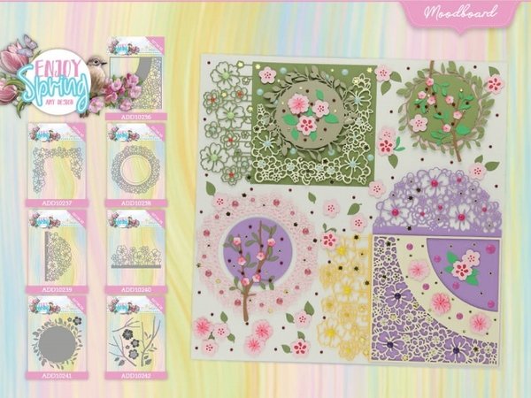 Amy Design Enjoy Spring Leaf Circle Die (ADD10241) Amy Design Enjoy Spring Leaf Circle Die (ADD10241)