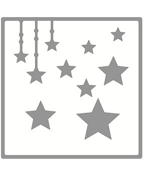 Memory Place Twinkle Star 12x12 Inch Layout Chipboard (MP-58646)