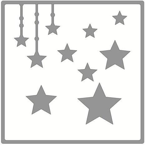 Memory Place Twinkle Star 12x12 Inch Layout Chipboard (MP-58646) Memory Place Twinkle Star 12x12 Inch Layout Chipboard (MP-58646)