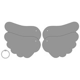 Memory Place Angle Wing 7 Inch Chipboard (MP-58645)