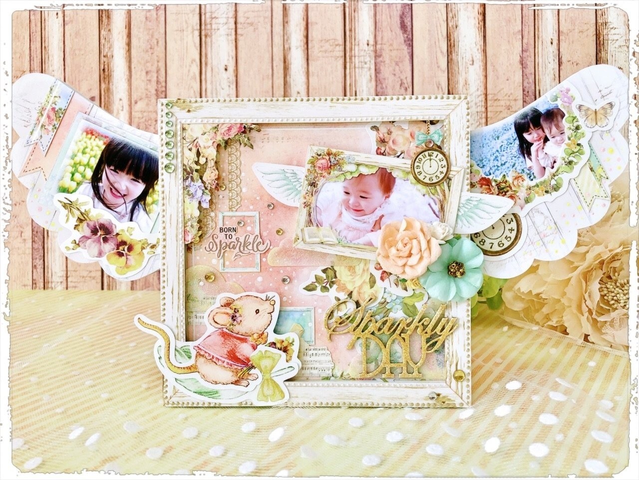 Memory Place Angel Wing 5 Inch Chipboard (MP-58644) Memory Place Angel Wing 5 Inch Chipboard (MP-58644)