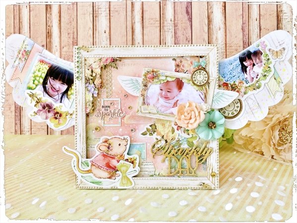 Memory Place Angel Wing 5 Inch Chipboard (MP-58644) Memory Place Angel Wing 5 Inch Chipboard (MP-58644)