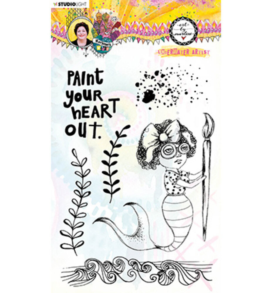 Studio Light Marlene's World Clear Stamp (STAMPBM62) Studio Light Marlene's World Clear Stamp (STAMPBM62)