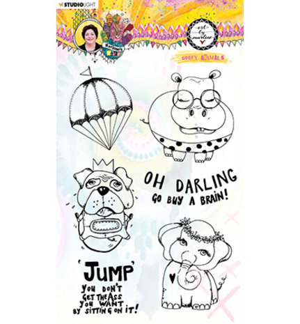 Studio Light Marlene's World Clear Stamp (STAMPBM63) Studio Light Marlene's World Clear Stamp (STAMPBM63)