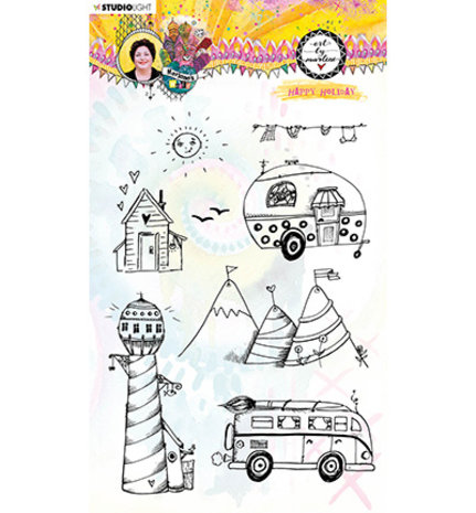 Studio Light Marlene's World Clear Stamp (STAMPBM65) Studio Light Marlene's World Clear Stamp (STAMPBM65)