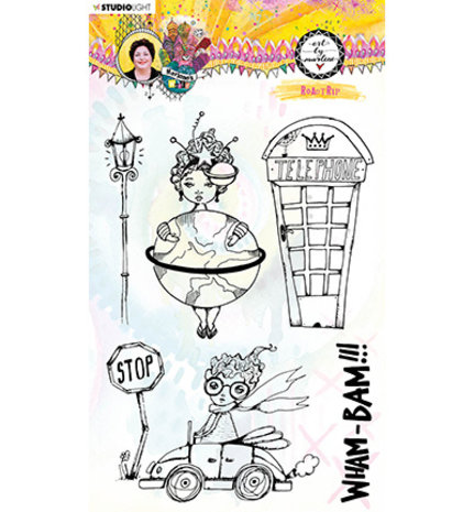 Studio Light Marlene's World Clear Stamp (STAMPBM66) Studio Light Marlene's World Clear Stamp (STAMPBM66)