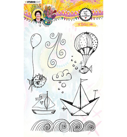 Studio Light Marlene's World Clear Stamp (STAMPBM68) Studio Light Marlene's World Clear Stamp (STAMPBM68)