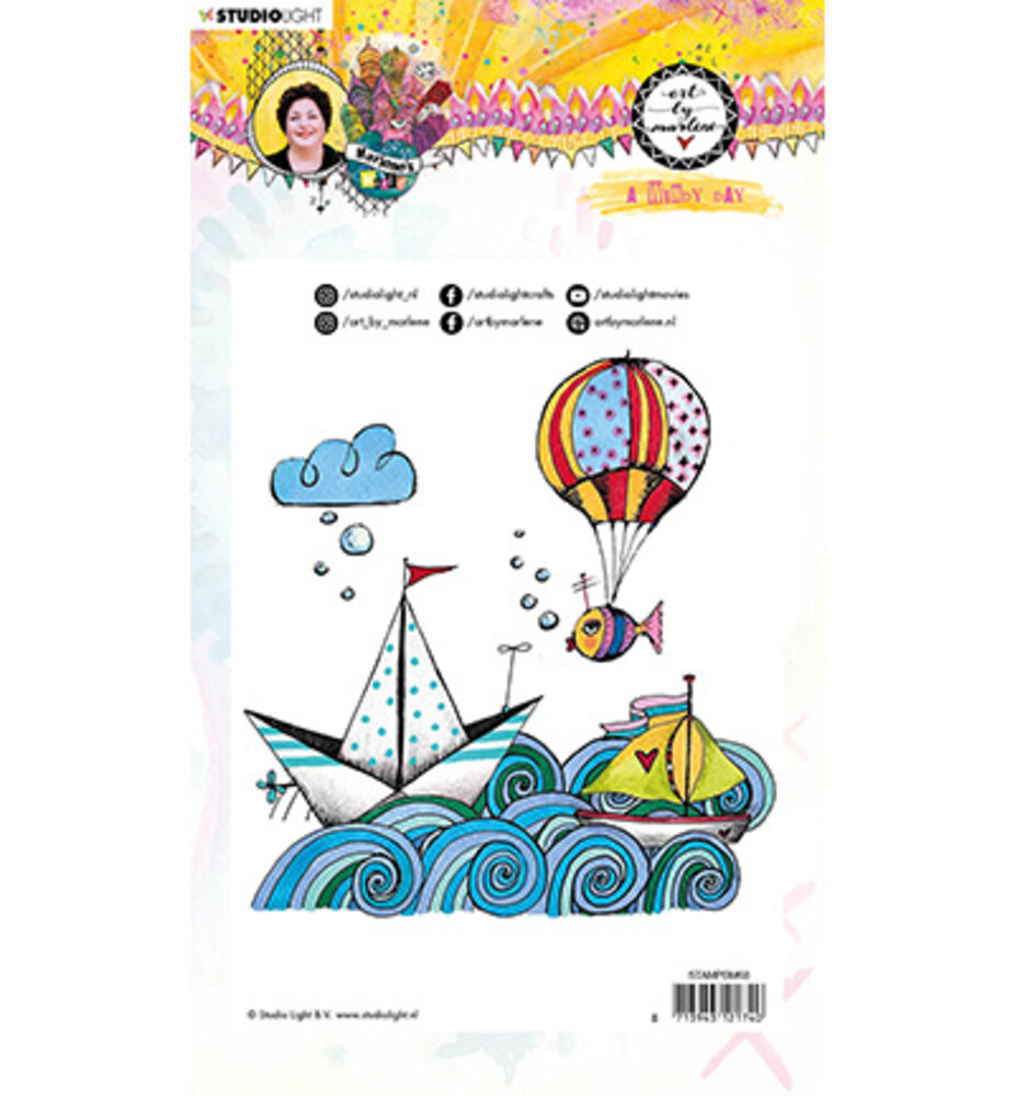 Studio Light Marlene's World Clear Stamp (STAMPBM68) Studio Light Marlene's World Clear Stamp (STAMPBM68)