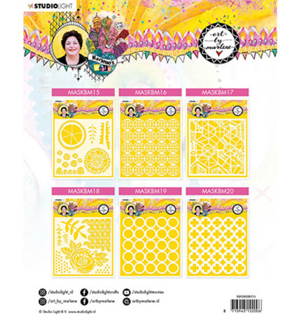 Studio Light Marlene's World Masking Stencil (MASKBM15) Studio Light Marlene's World Masking Stencil (MASKBM15)