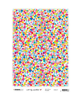 Studio Light Marlene's World A4 Rice Paper (RICEBM19)