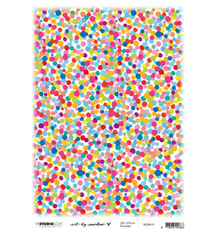 Studio Light Marlene's World A4 Rice Paper (RICEBM19)