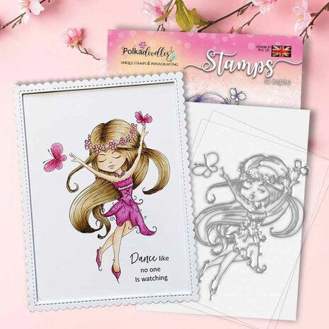 Polkadoodles Serenity Butterfly Dreams Clear Stamps (PD7847) Polkadoodles Serenity Butterfly Dreams Clear Stamps (PD7847)