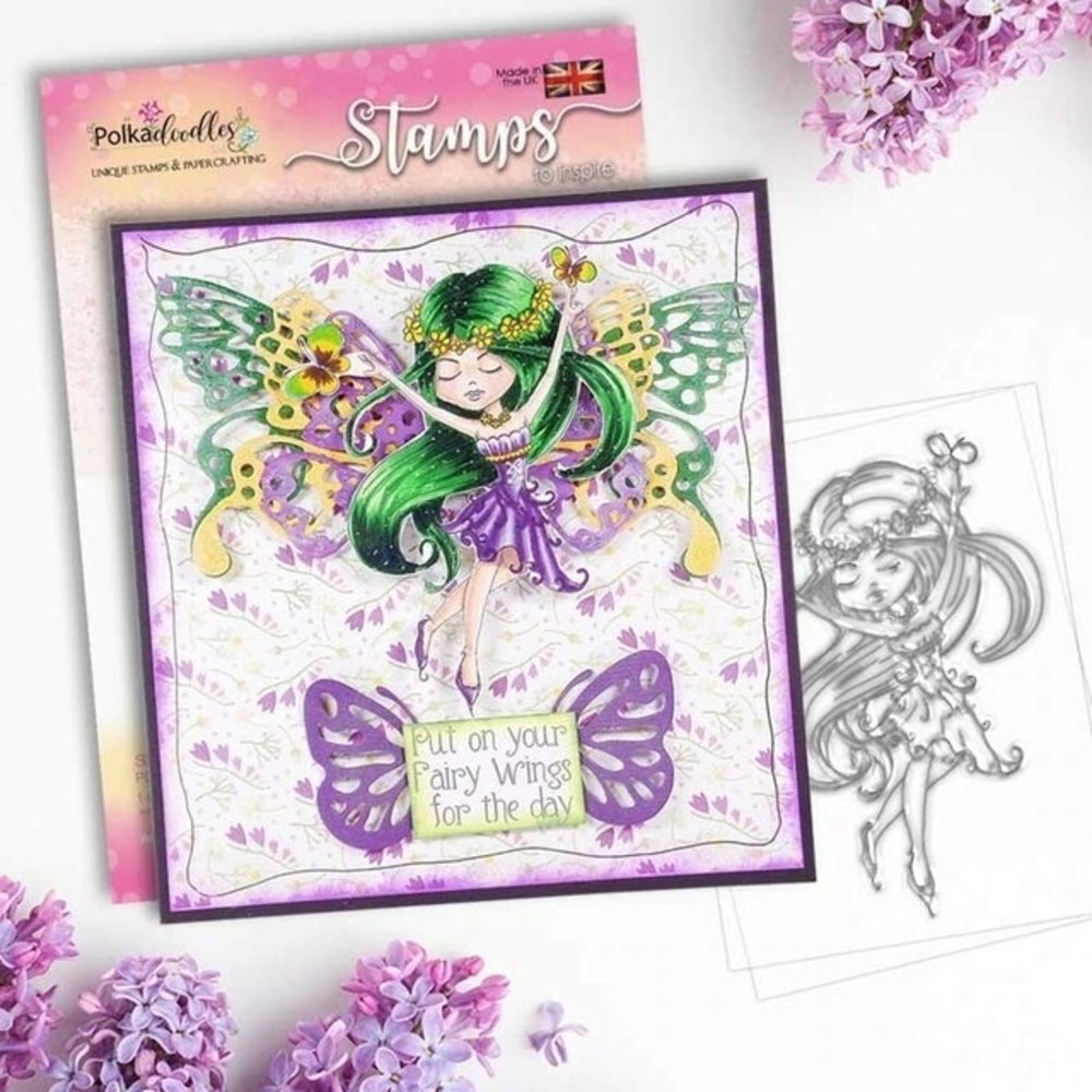 Polkadoodles Serenity Butterfly Dreams Clear Stamps (PD7847) Polkadoodles Serenity Butterfly Dreams Clear Stamps (PD7847)