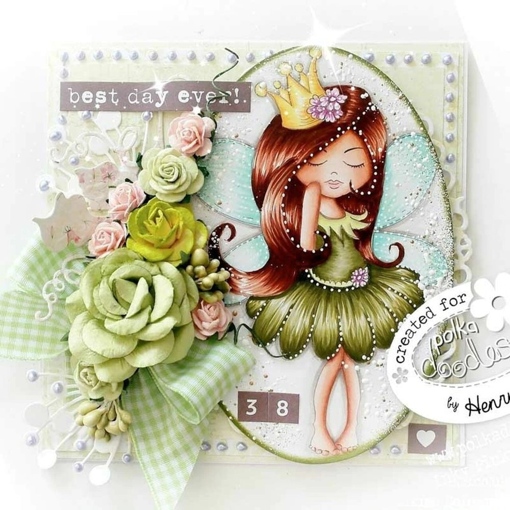 Polkadoodles Serenity Fairy Princess Clear Stamps (PD7852) Polkadoodles Serenity Fairy Princess Clear Stamps (PD7852)