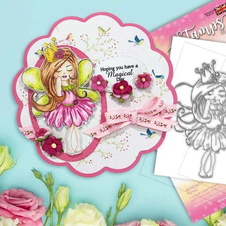 Polkadoodles Serenity Fairy Princess Clear Stamps (PD7852) Polkadoodles Serenity Fairy Princess Clear Stamps (PD7852)
