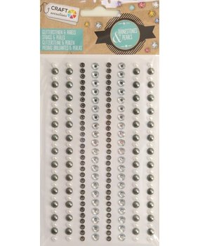 Craft Sensations Rhinestones & Pearls Classic Silver (CR0315/17GE)