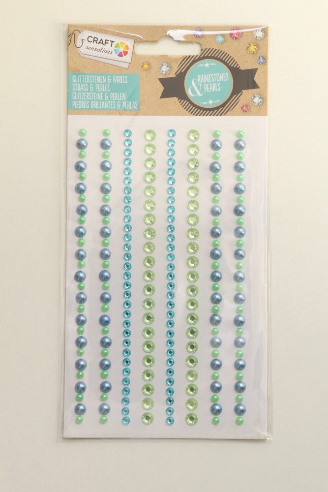 Craft Sensations Rhinestones & Pearls Classic Blue Green (CR0315/17GE) Craft Sensations Rhinestones & Pearls Classic Blue Green (CR0315/17GE)