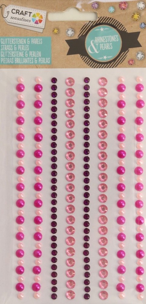 Craft Sensations Rhinestones & Pearls Classic Pink Purple (CR0315/17GE) Craft Sensations Rhinestones & Pearls Classic Pink Purple (CR0315/17GE)