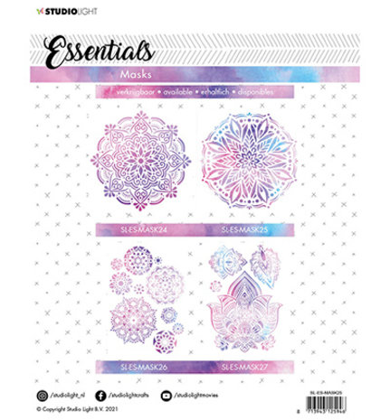 Studio Light Mandala Masking Stencil (SL-ES-MASK25)