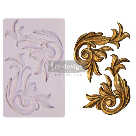 Re-Design Antique Scrolls 5x8 Inch Decor Mould (650414) Re-Design Antique Scrolls 5x8 Inch Decor Mould (650414)
