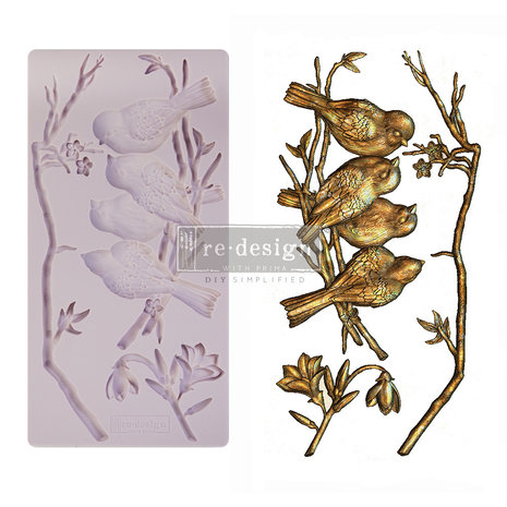 Re-Design Avian Love 5x10 Inch Decor Mould (650438) Re-Design Avian Love 5x10 Inch Decor Mould (650438)