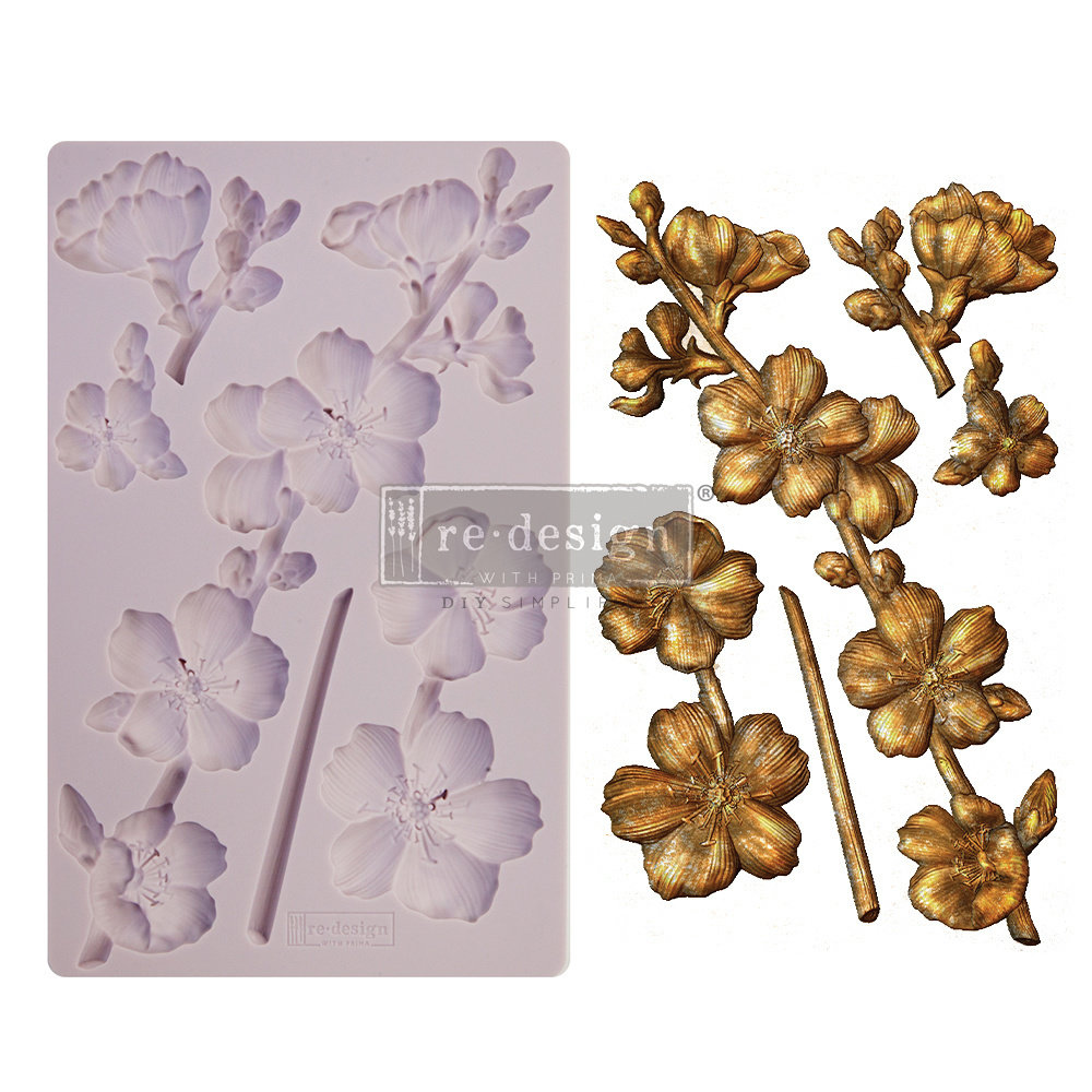 Re-Design Botanical Blossoms 5x8 Inch Decor Mould (650445) Re-Design Botanical Blossoms 5x8 Inch Decor Mould (650445)