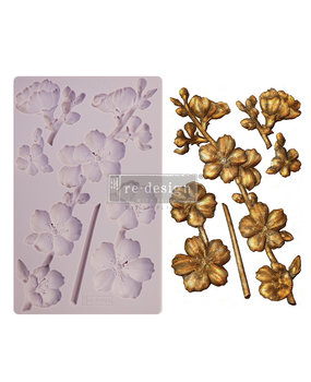 Re-Design Botanical Blossoms 5x8 Inch Decor Mould (650445) Re-Design Botanical Blossoms 5x8 Inch Decor Mould (650445)