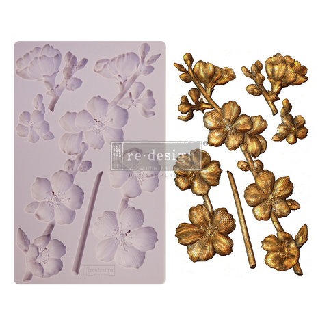 Re-Design Botanical Blossoms 5x8 Inch Decor Mould (650445) Re-Design Botanical Blossoms 5x8 Inch Decor Mould (650445)