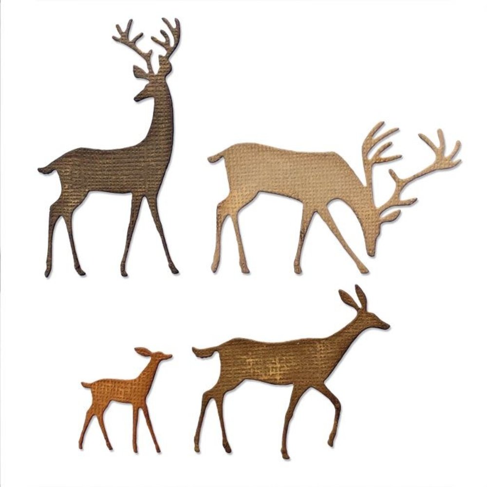 Sizzix Thinlits Alterations Die Set 4PK Darling Deer (664968) Sizzix Thinlits Alterations Die Set 4PK Darling Deer (664968)