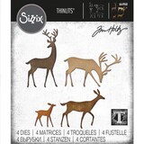 Sizzix Thinlits Alterations Die Set 4PK Darling Deer (664968)