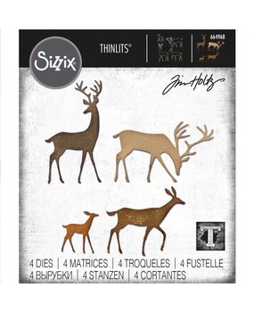 Sizzix Thinlits Alterations Die Set 4PK Darling Deer (664968) Sizzix Thinlits Alterations Die Set 4PK Darling Deer (664968)