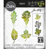 Sizzix Thinlits Alterations Die Set 8PK Leaf Print (664970)