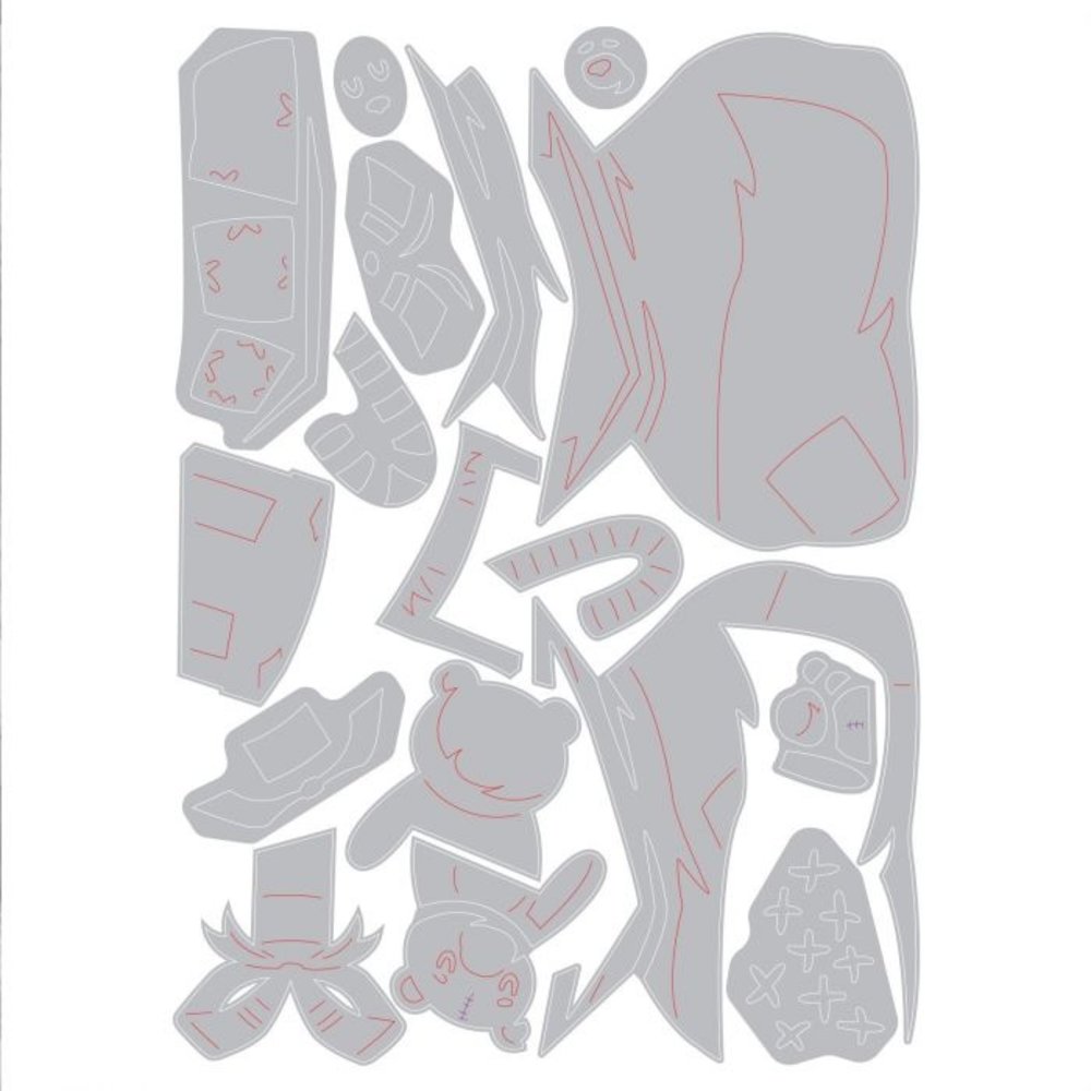 Sizzix Thinlits Alterations Die Set 17PK Toyland (664972)