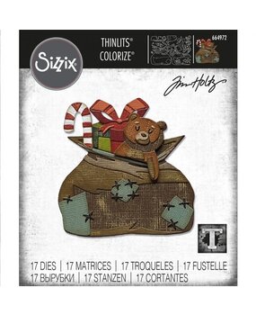 Sizzix Thinlits Alterations Die Set 17PK Toyland (664972)