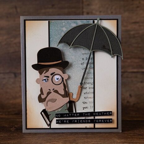 Sizzix Thinlits Alterations Die Set 14PK The Gent (665202)