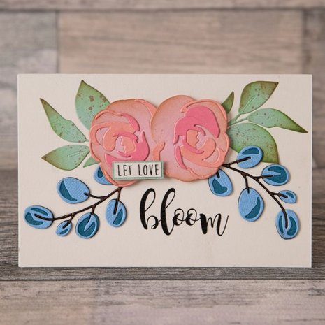 Sizzix Thinlits Alterations Die Set 17PK Bloom (665208)