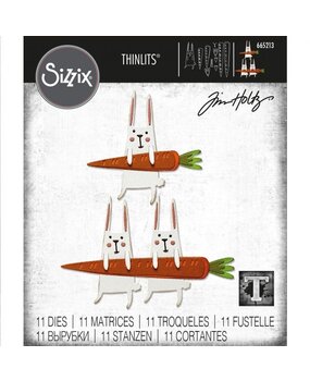 Sizzix Thinlits Alterations Die Set 11PK Carrot Bunny (665213) Sizzix Thinlits Alterations Die Set 11PK Carrot Bunny (665213)