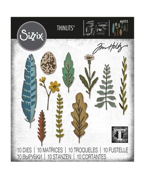 Sizzix Thinlits Alterations Die Set 10PK Funky Nature (665215) Sizzix Thinlits Alterations Die Set 10PK Funky Nature (665215)