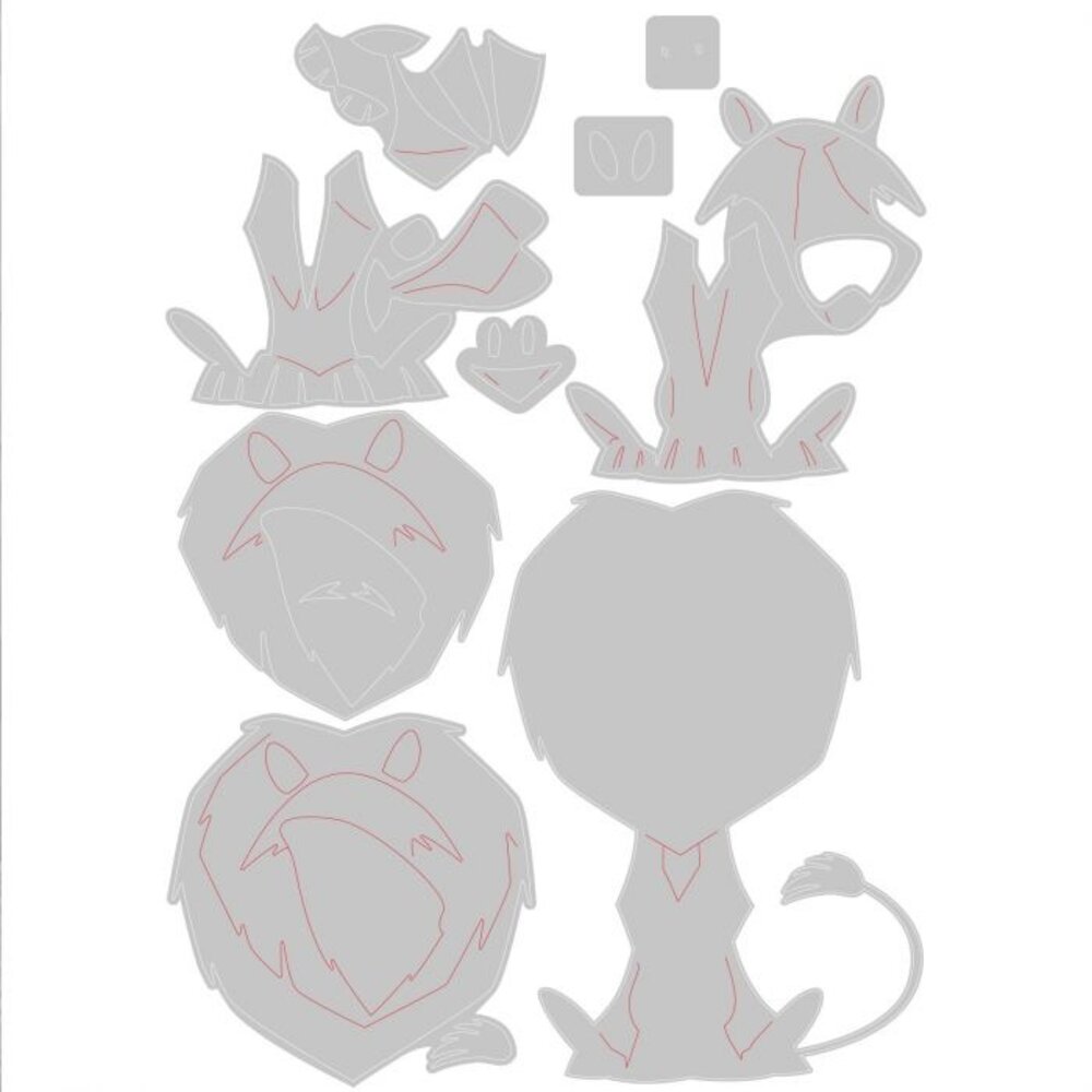 Sizzix Thinlits Alterations Die Set 9PK Harrison (665218) Sizzix Thinlits Alterations Die Set 9PK Harrison (665218)