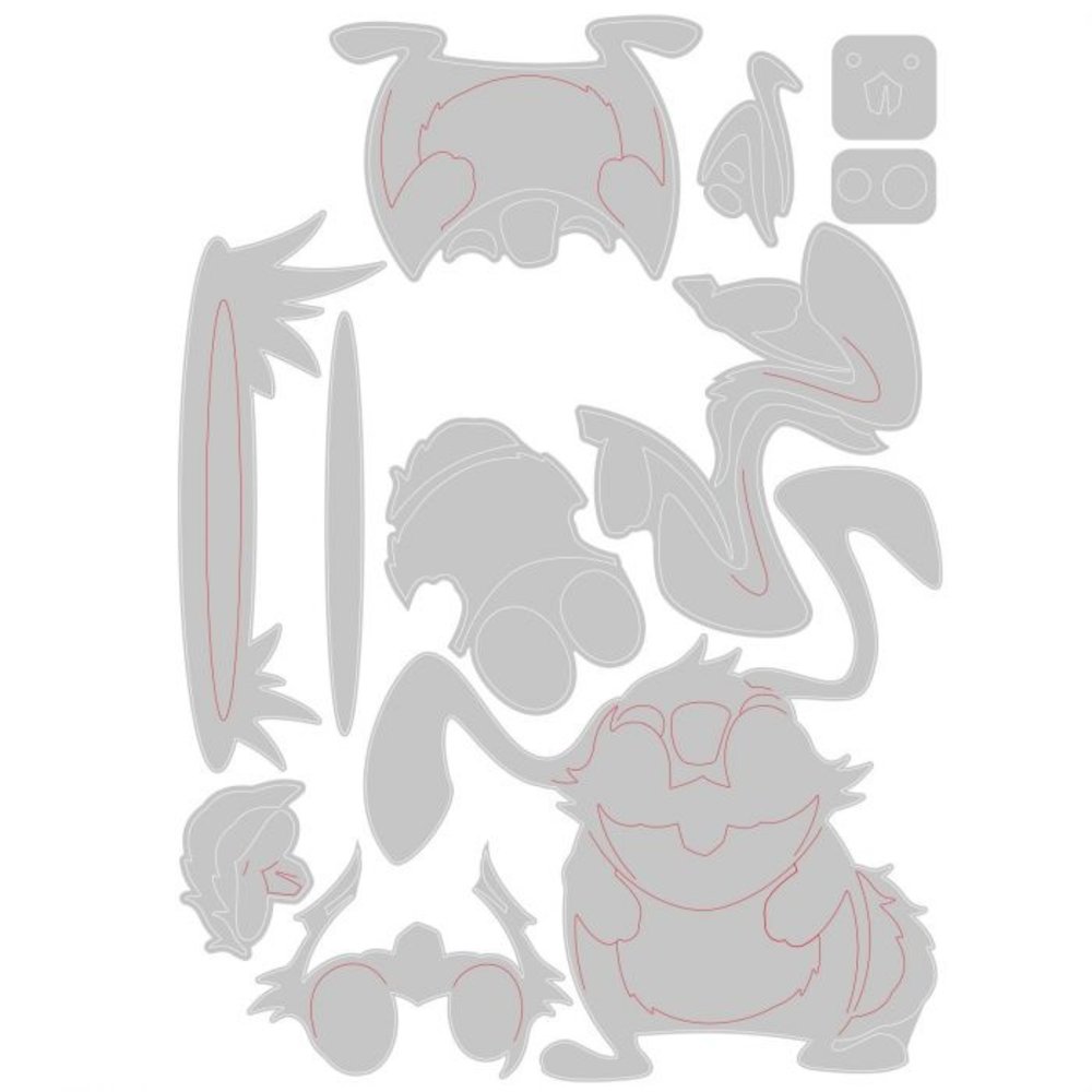 Sizzix Thinlits Alterations Die Set 11PK Oliver (665219)